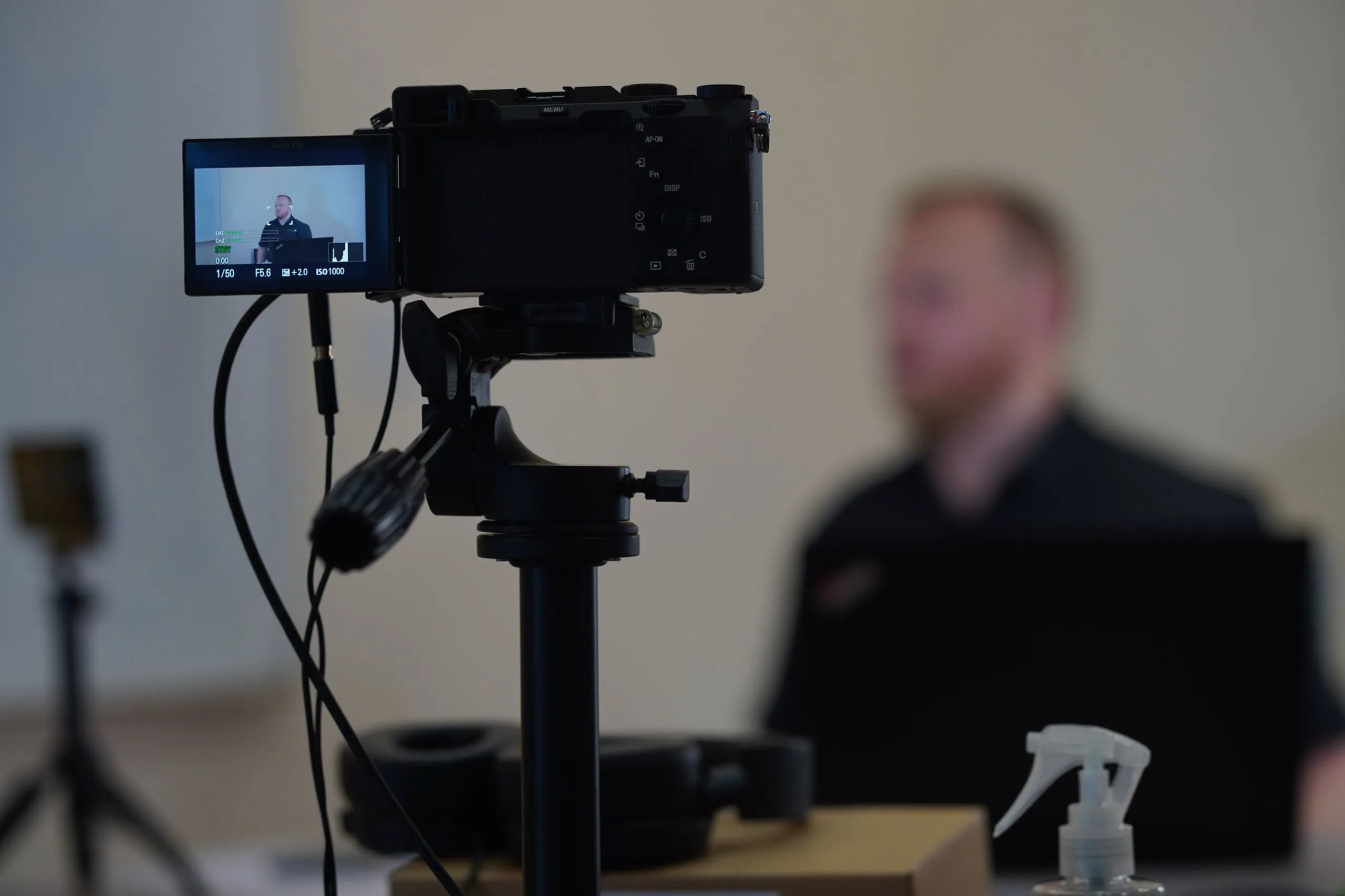 Recording of an online training session